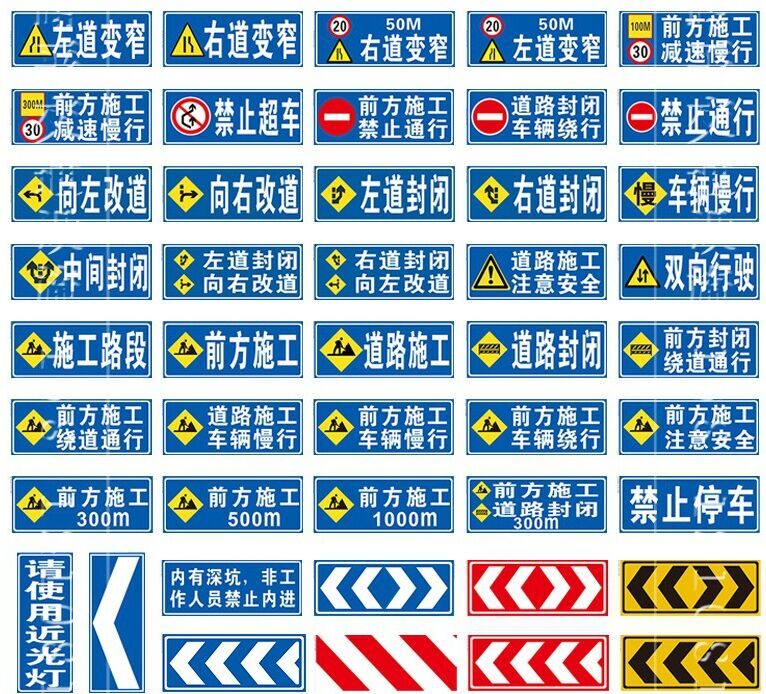 交通標志牌 守護道路安全的重要防線